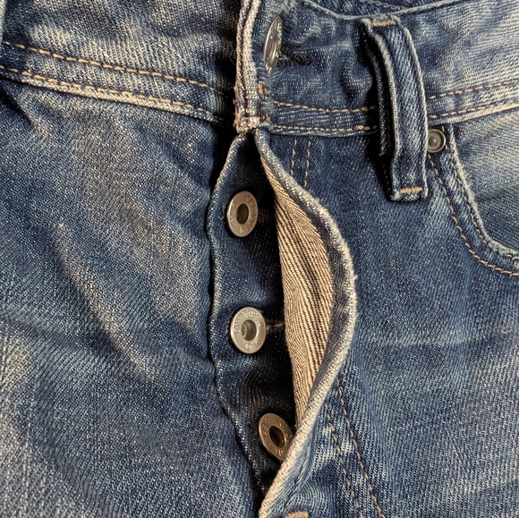 Diesel Zatiny Men's Button Fly Blue Jeans Size 30x30 - Picture 6 of 10